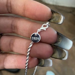 Sterling silver 24 inch necklace